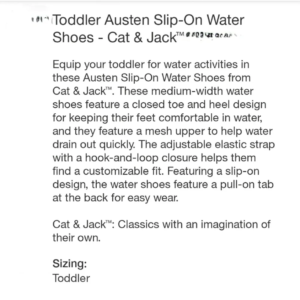 Cat & Jack Toddler Austen Slip-On Water Shoes